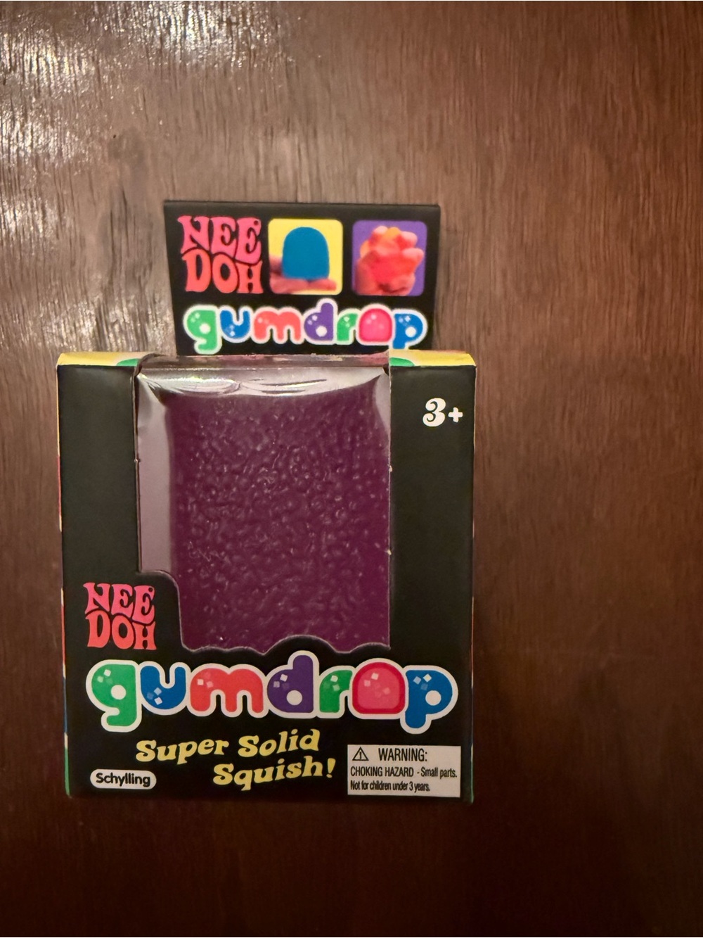 Gumdrop Super Solid Squish - Purple Sensory Toy